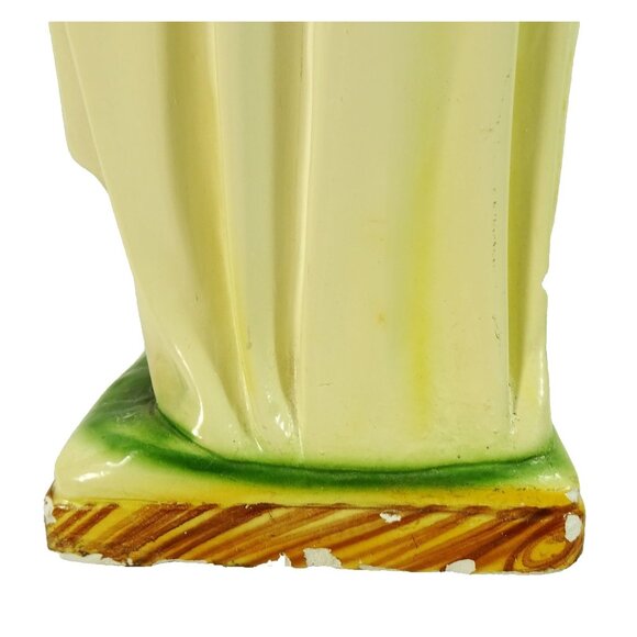 St Therese of Lisieux Vintage Saint Statue Ceramic 16in Catholic Church Decor - Picture 12 of 15